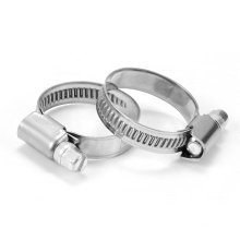 Available 9mm wide mixed stainless steel metal adjustable high pressure German hose clamp